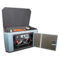 Генератор A-iPower A9000EAX в супертихом зимнем кожухе 1400SS RAL 7031