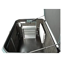 Бензиновый генератор FUBAG BS 11000 A ES в тихом зимнем кожухе 1600 RAL 7035