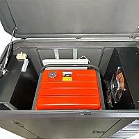 Бензиновый генератор A-iPower A13000TEAX в супертихом зимнем кожухе 1700SS RAL 7024