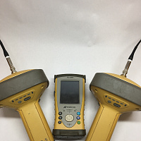 Комплект БУ GNSS RTK Topcon GR-5 (2шт) c контроллером FC-250